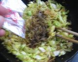 からし菜deグリーン焼きそば作り方8写真