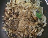 焼きうどん　風　お好み焼き　白菜＆葱作り方6写真