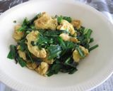 ★食堂定番～♪ニラと卵のヘルシー中華炒め作り方4写真