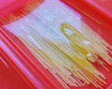 ルクエで！ツナとえんどうのトマトパスタ作り方2写真