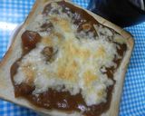 ♥チーズ＆カレートースト♥朝食やおやつに作り方3写真