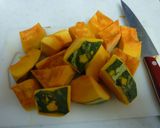 かぼちゃの煮物★圧力鍋で加圧1分★作り方1写真
