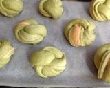 抹茶ときな粉のねじりパン作り方10写真