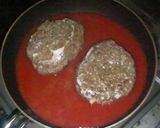 冷凍庫のハンバーグをイタリアン風に。作り方2写真