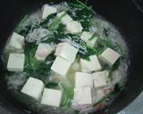 台湾の味★ほうれん草しらすの豆腐あんかけ作り方4写真