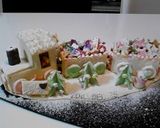 お菓子の列車作り方14写真