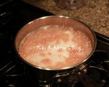 ピンクの梅ごはん♪作り方1写真