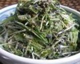 水菜のごま辛子醤油和え作り方7写真