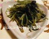 水菜のごま辛子醤油和え作り方8写真