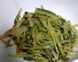 水菜のごま辛子醤油和え作り方9写真