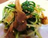 水菜のごま辛子醤油和え作り方10写真