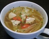 春キャベツと鶏ハムのスパイシーなスープ作り方6写真