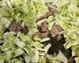 豚挽肉のサルシッチャと春キャベツのパスタ作り方9写真