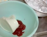 ストロベリーレアチーズケーキ(*^^*)作り方2写真