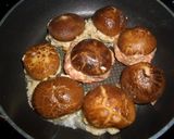 シイタケの肉詰め作り方3写真