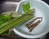 ほっとする美味しさ！葉ごぼうの炒め煮作り方1写真