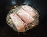 かじきのオリーブオイル焼　青菜添作り方2写真