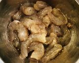 エビと山東菜のオイスターソース炒め作り方1写真