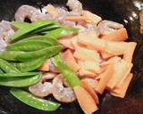 エビと山東菜のオイスターソース炒め作り方4写真