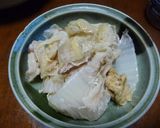 白菜と豚肉のシンプル鍋　たれに秘訣が！作り方5写真