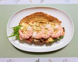 ランチ！水菜タルタルと魚介のサンドイッチ作り方5写真