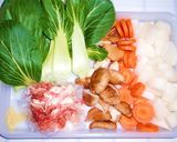 韓国ダシダの　野菜ス～プだよ～ん作り方1写真