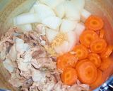 韓国ダシダの　野菜ス～プだよ～ん作り方2写真