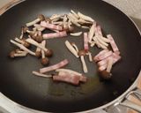 菜の花とベーコンの和風パスタ♪作り方2写真