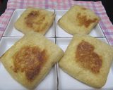 油揚げのハムたまチーズサンド作り方4写真