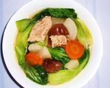 韓国ダシダの　野菜ス～プだよ～ん作り方6写真