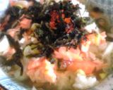 のせるだけ、贅沢鮭の混ぜご飯＆鮭茶漬け作り方5写真