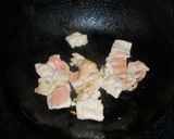 韓国風キムチのっけ焼きうどん作り方2写真
