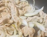 豚こまぎれ肉の豚とろろ丼作り方1写真