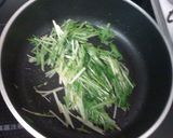 ピータン豆腐の水菜かけ作り方6写真