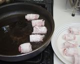 やわらか豚バラ薄切り肉de角煮風作り方2写真