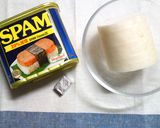 ミルフィーユ　スパム＊ステーキ作り方1写真