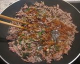 サムジャンで簡単　★甘辛ネギ肉味噌★作り方2写真