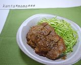 豚かたまり肉で　みそダレ焼き作り方6写真