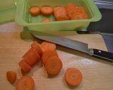 シリコンスチーマーでにんじんのグラッセ♪作り方1写真