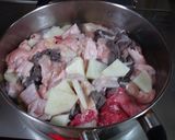 モツ鍋　野菜いっぱいヽ(^o^)丿作り方2写真