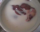 鶏レバの中東風サワークリーム煮。作り方2写真