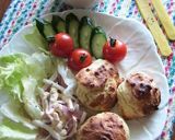 朝食にお豆腐とHMで簡単おやつパン♪作り方5写真