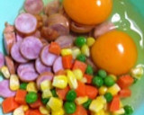 超簡単... ウインナーの たまご焼き作り方2写真