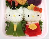 ひな祭り＊キティちゃんのお雛様＊キャラ弁作り方11写真