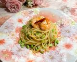 バター香る海老と枝豆出汁のペペロンチーノ作り方15写真