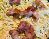 お好み焼き風キャベツ焼き②カリカリ豚を添えて作り方5写真
