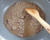 キャベツと合い挽き肉餡かけそうめん作り方4写真