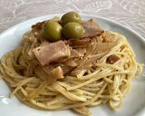 玉ねぎとベーコンのクリーム仕立てのパスタ作り方5写真