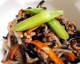 リメイク☆豆腐とひじき炒めのあんかけつくね作り方8写真