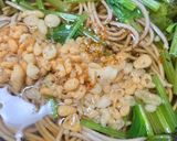 簡単　ほうれん草蕎麦作り方5写真